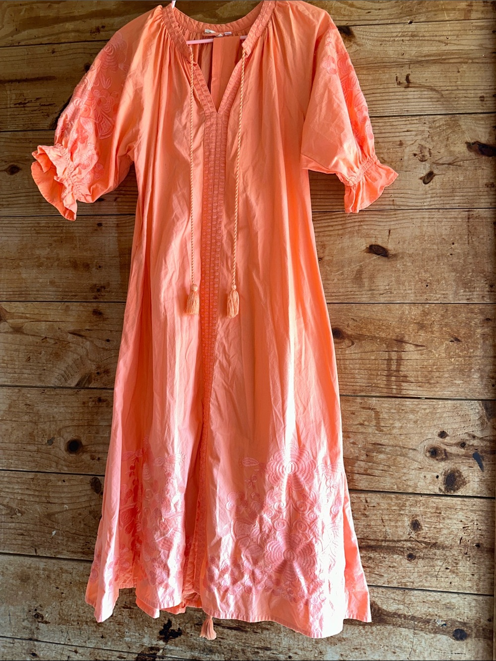 Julia Amory Coatue Caftan Color Coral Reef